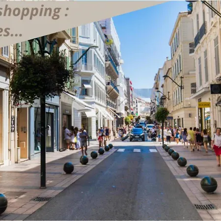 F2 Rue St Honore D ,hypercentre A 2 Minutes Du Palais Des Congres * Cannes