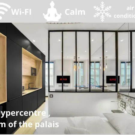 1 Modern D - Calme - Hypercentre A 2 Minutes Du Palais Lejlighed *